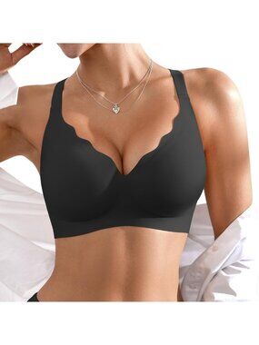 Comfortable Wireless Push-Up Bra for Women - Full Coverage, Back Fat Smoothing